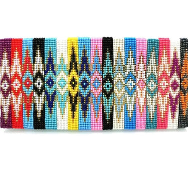 Ethnic Evil Eye Seed Beads Bracelet-Your Soul Place